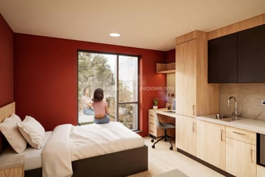 1 bed studio, Haymarket Yards, Haymarket, Edinburgh, EH125BH - Image 1
